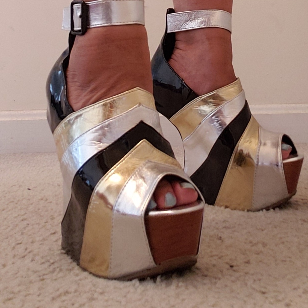 Dollhouse Platform Ankle Sandals
